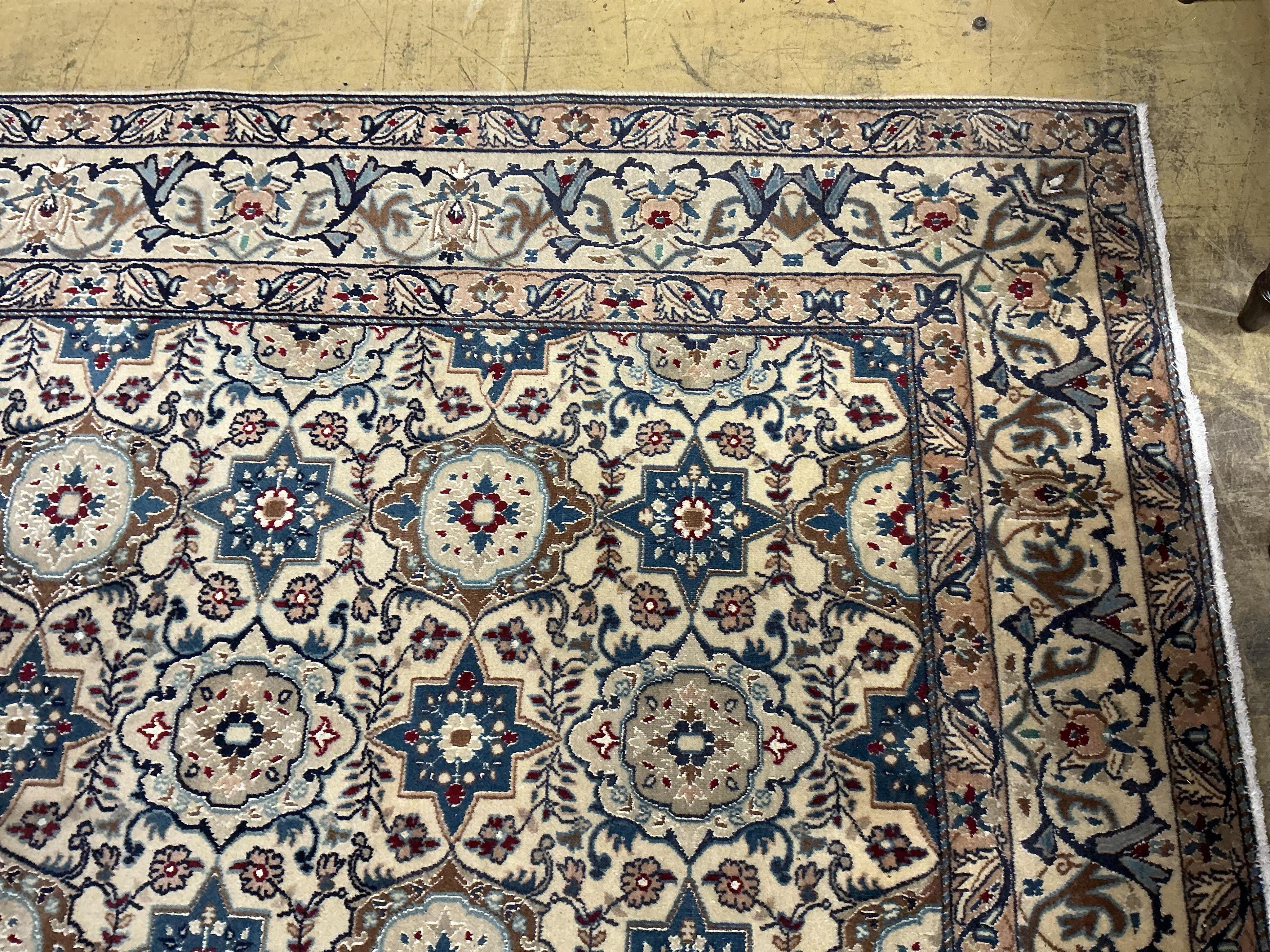 A Nain ivory ground carpet, 267 x 165cm